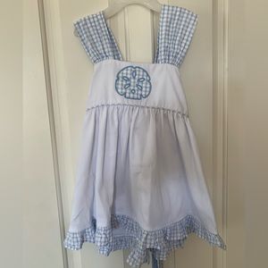 Toddler Girls Sand Dollar Appliqué Dress